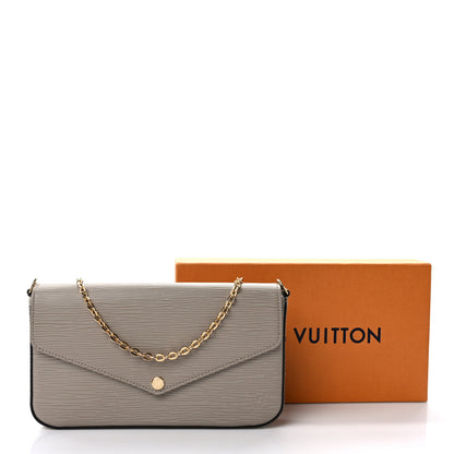 Louis Vuitton Epi Felicie Pochette Chain Wallet Galet 12 of 12