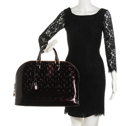 Louis Vuitton Vernis Alma GM XL Amarante 2 of 7