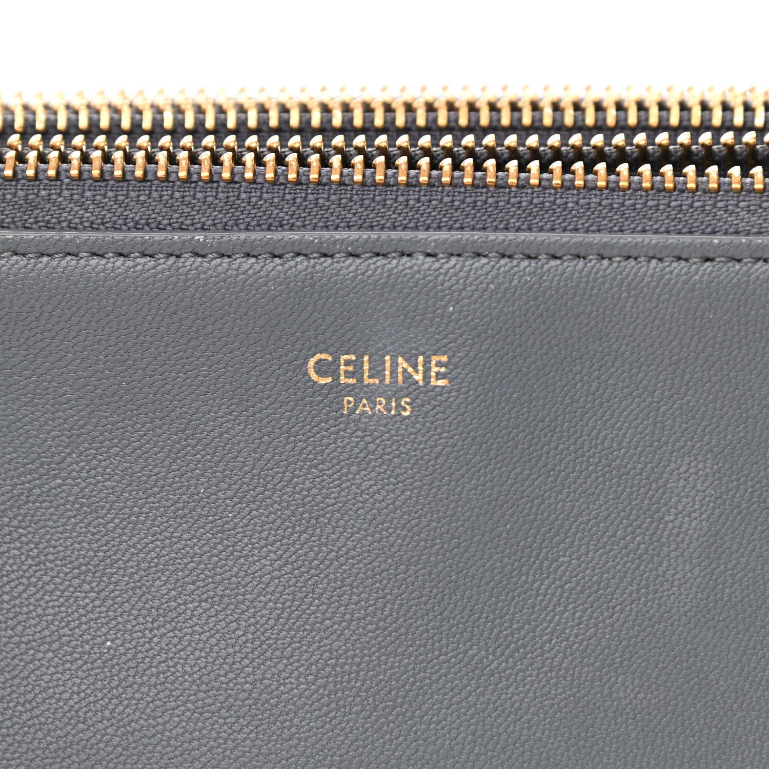 Celine Lambskin Small Trio Crossbody Bag Medium Grey 8 of 13