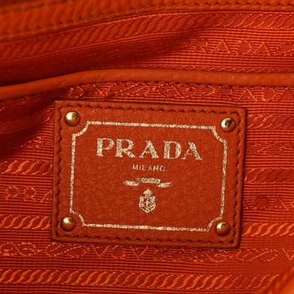 Prada Vitello Daino Tote Papaya 7 of 12