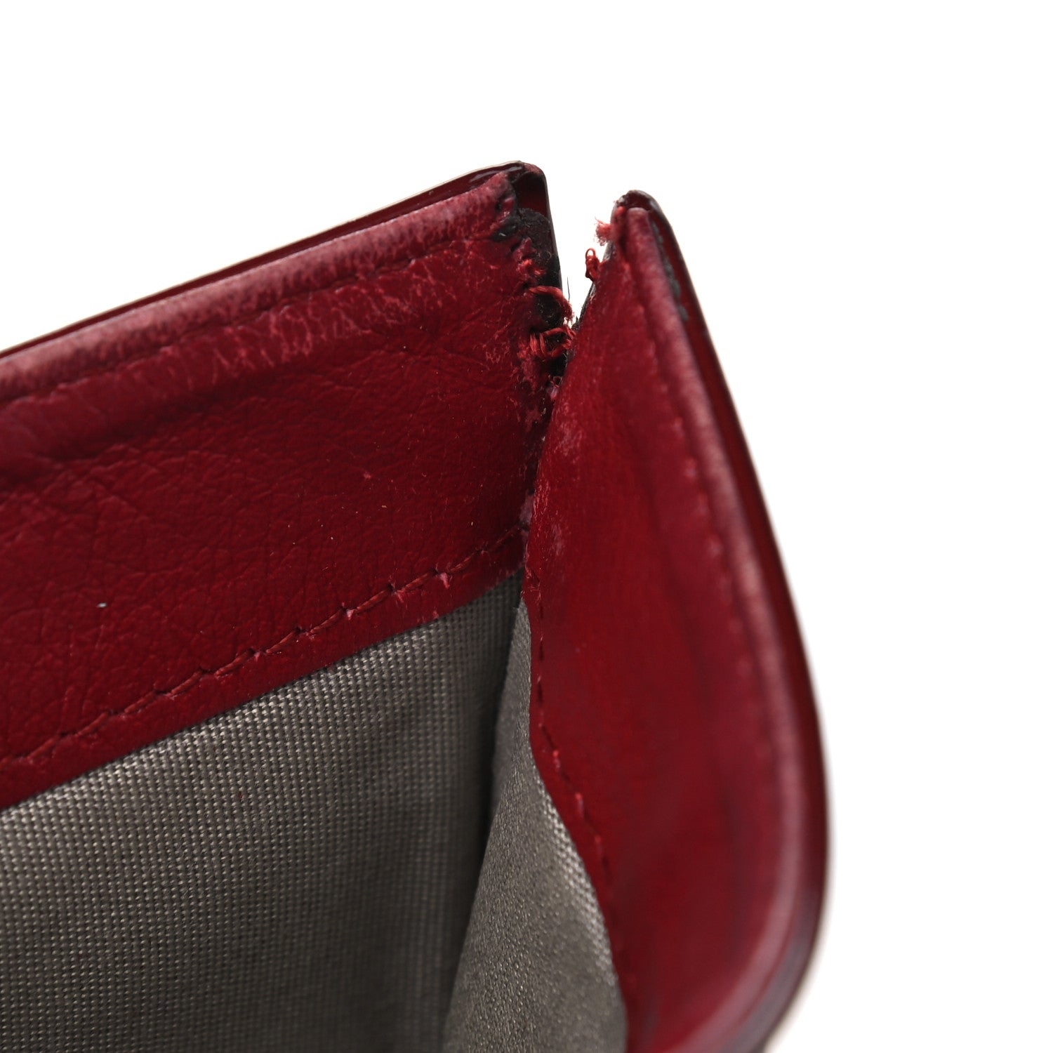 Chanel Patent Quilted Brilliant Card Holder Red 6 of 14