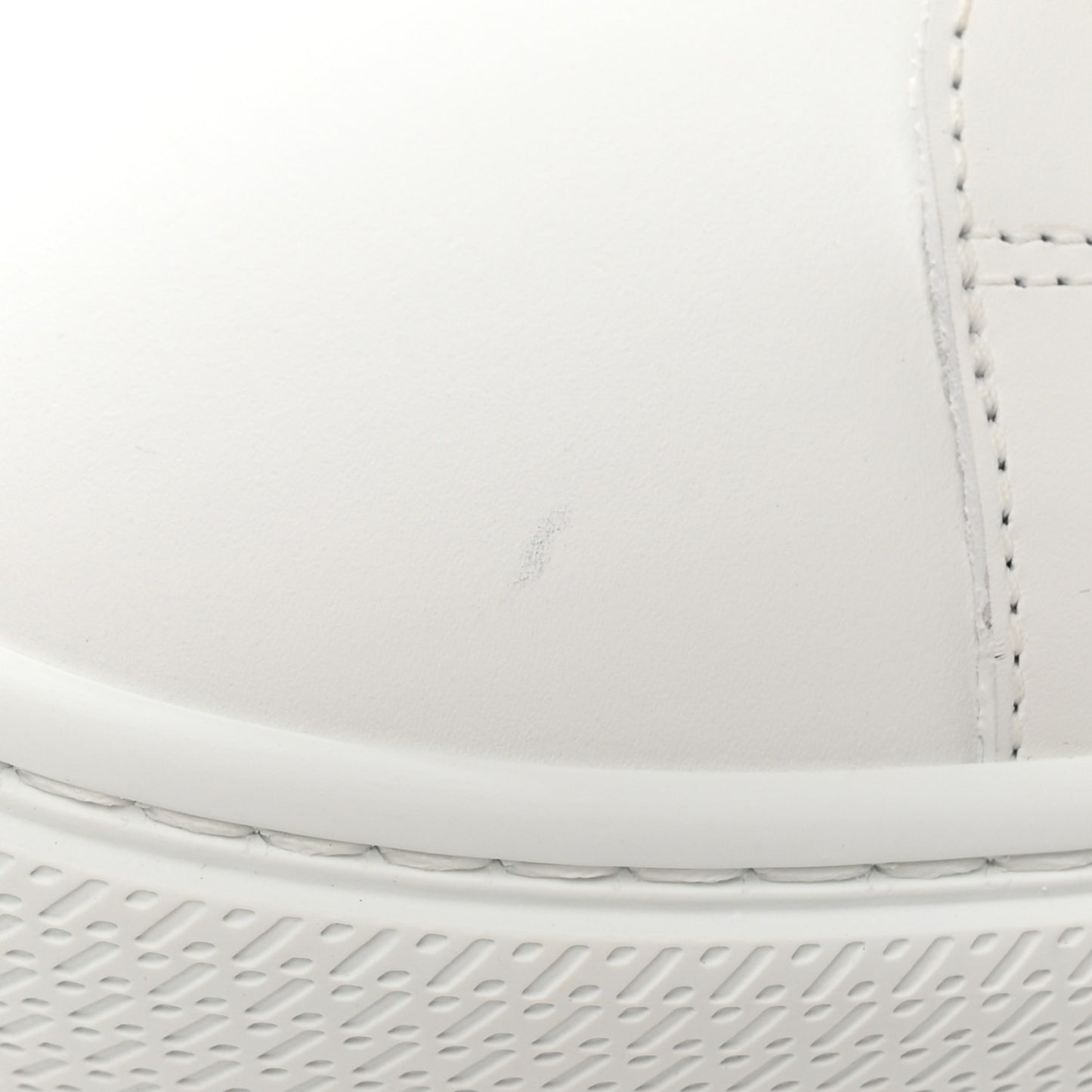 Calfskin Mens Day Sneakers 42.5 White