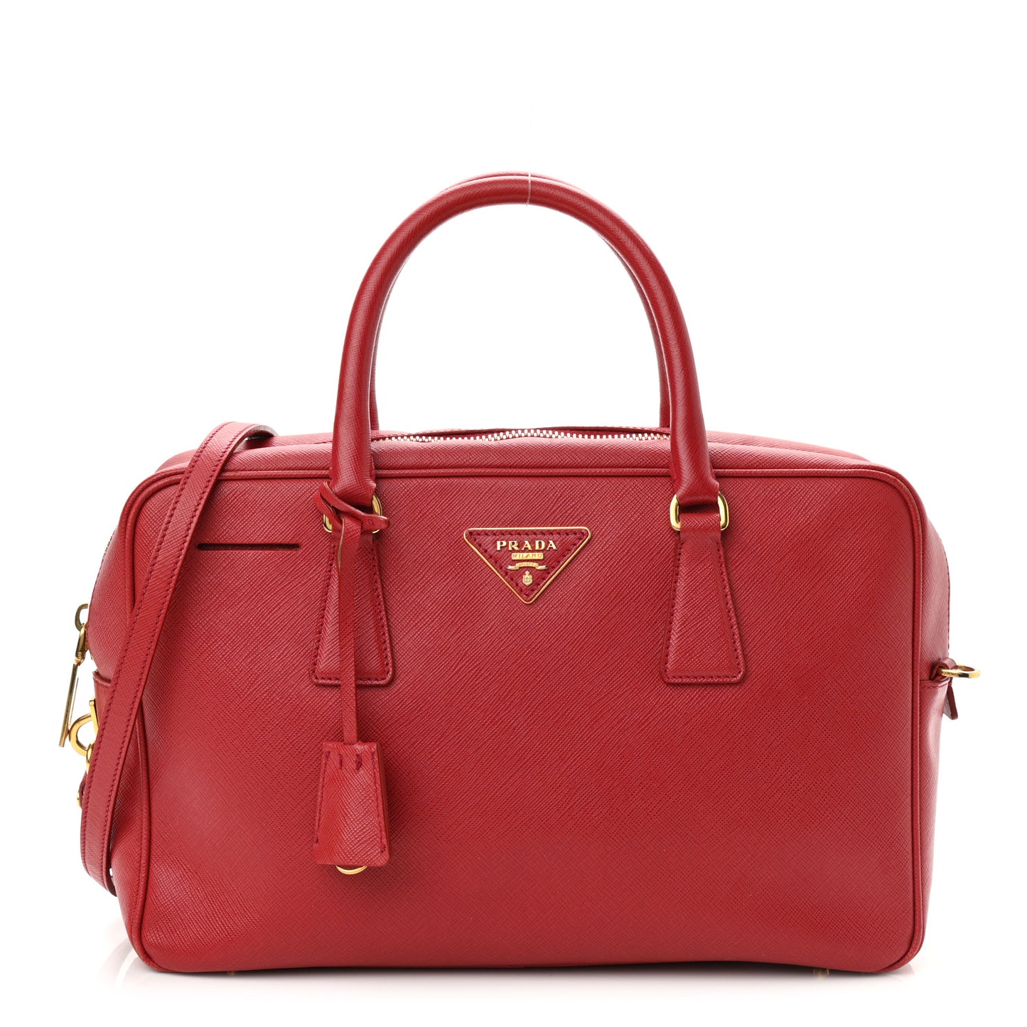 Saffiano Lux Bowler Fuoco