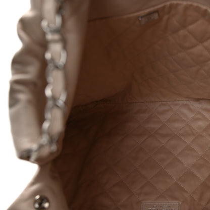 Chanel Shiny Calfskin Quilted Small Chanel 22 Ecru 6 of 11