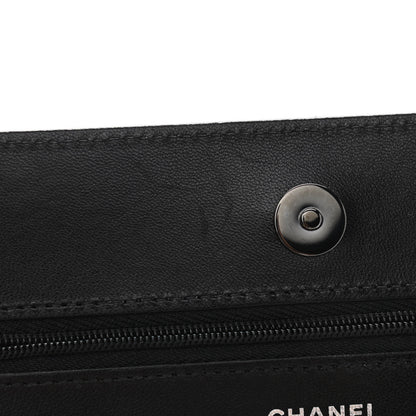 Chanel Lambskin Quilted Wallet On Chain WOC So Black 13 of 14