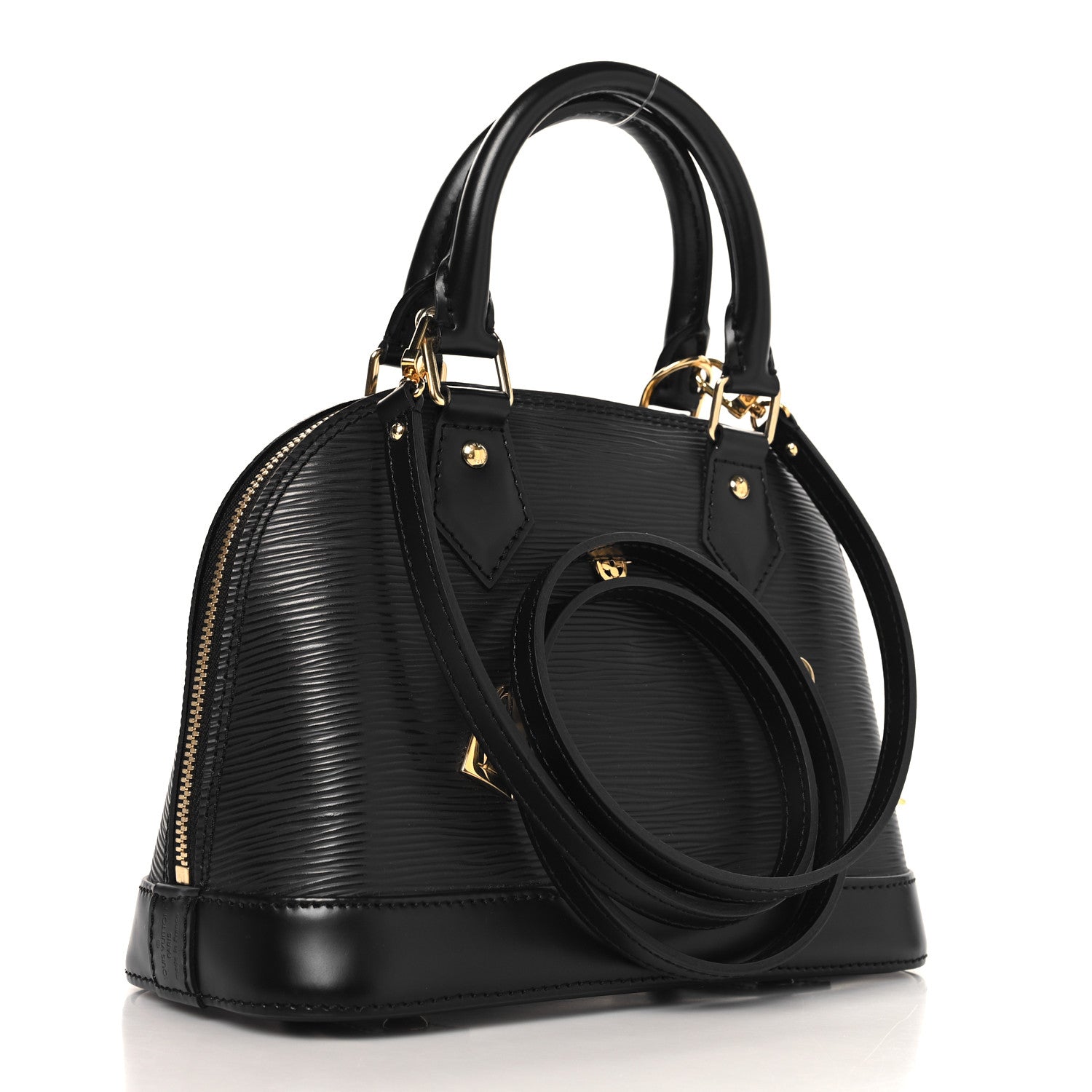 Louis Vuitton Epi Love Lock Alma BB Black 3 of 9