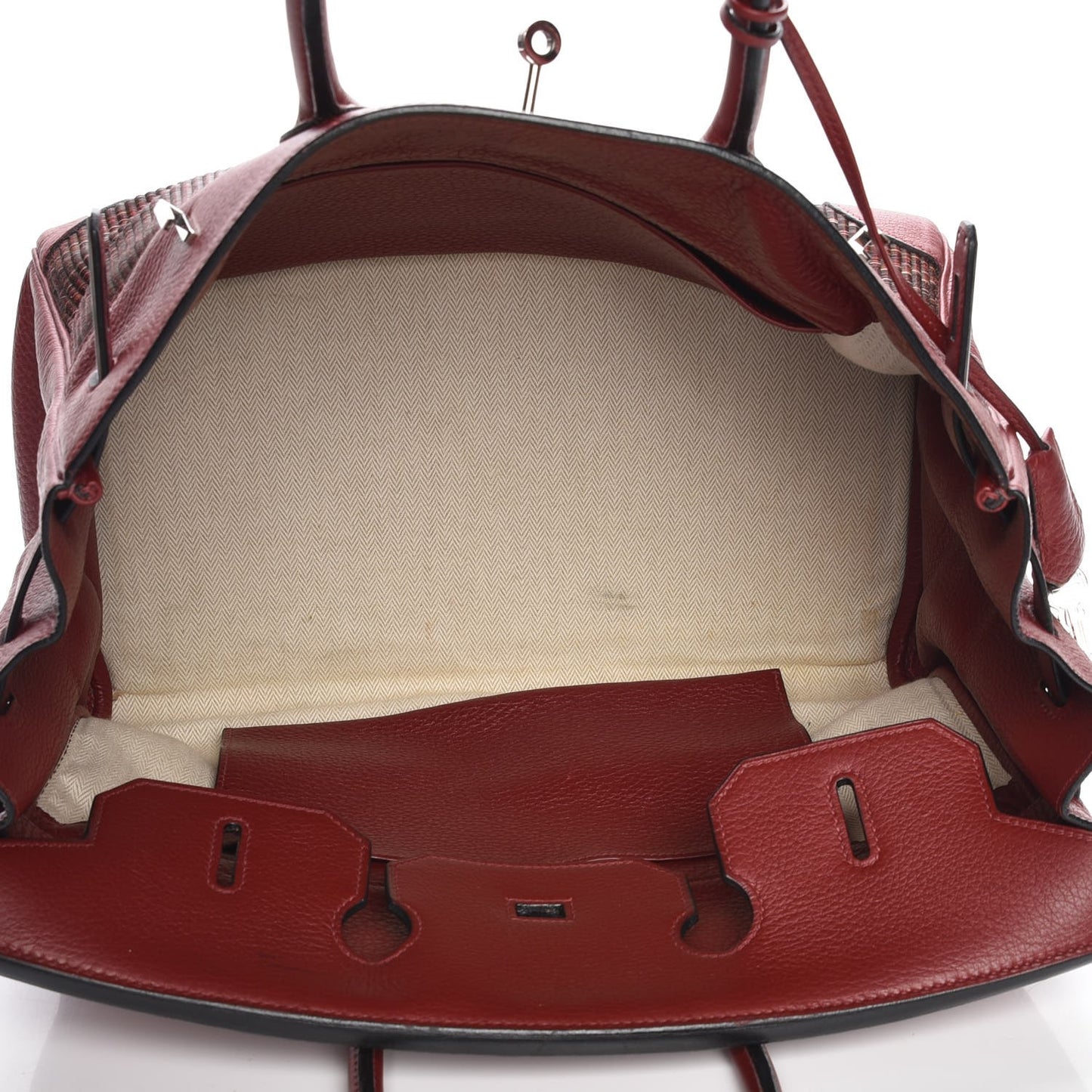 Taurillon Clemence Crinoline Birkin 35 Rouge H