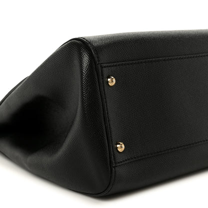 Dolce & Gabbana Dauphine Large Miss Sicily Satchel Black 8 of 10