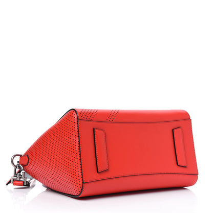 Givenchy Lambskin Perforated Small Antigona Pop Red 3 of 5