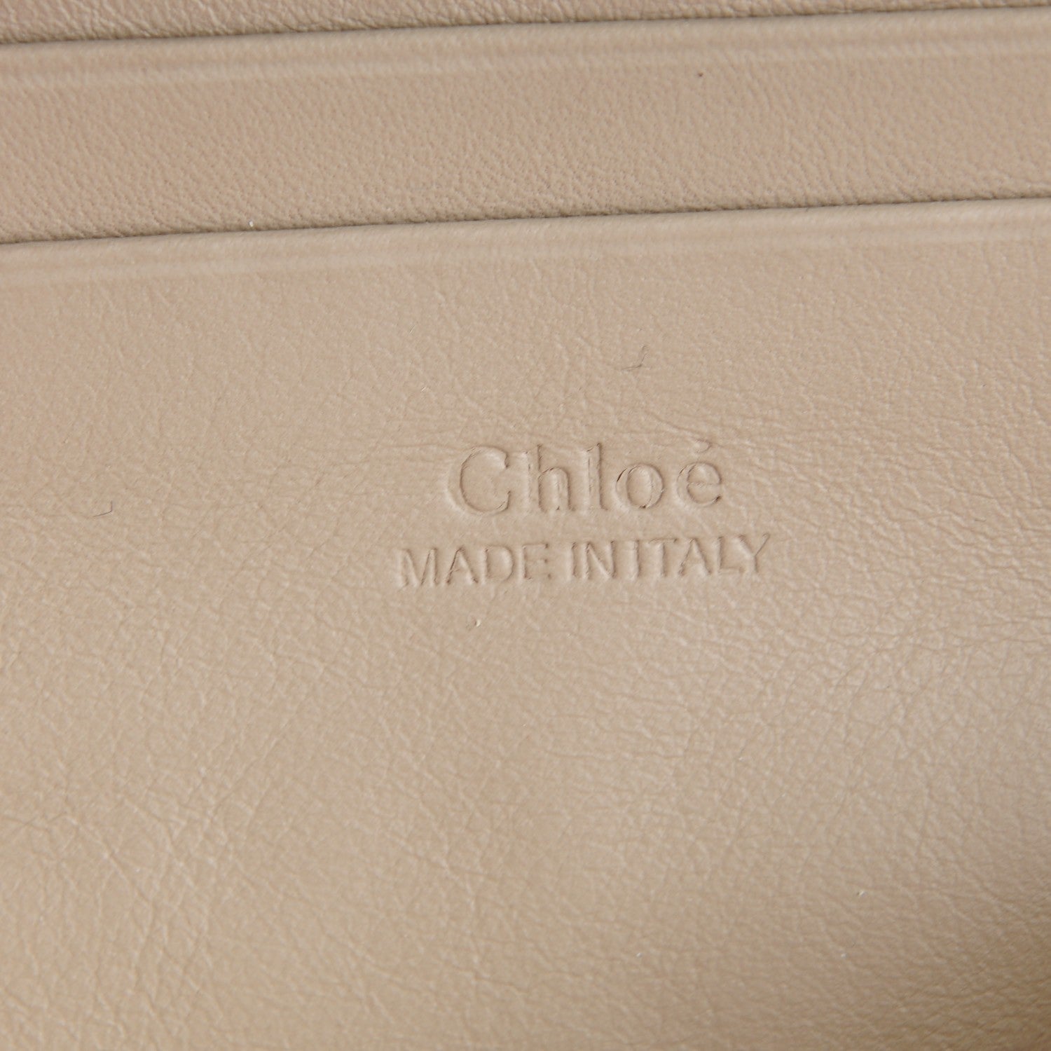 Chloe Suede Calfskin Faye Wallet On Strap Motty Grey 6 of 7