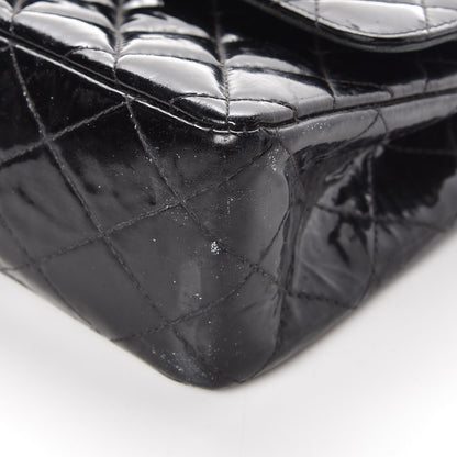 Chanel Patent Quilted Medium Double Flap Black 15 of 18