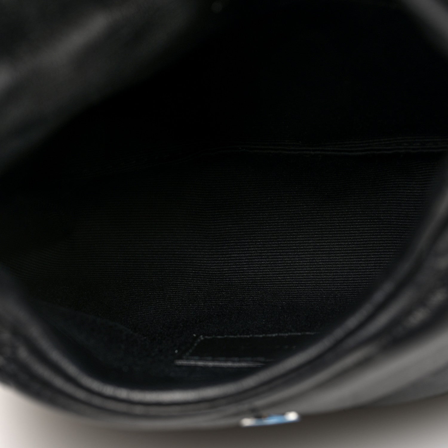 Saint Laurent Lambskin Monogram Loulou Puffer Pouch Clutch Black 6 of 12