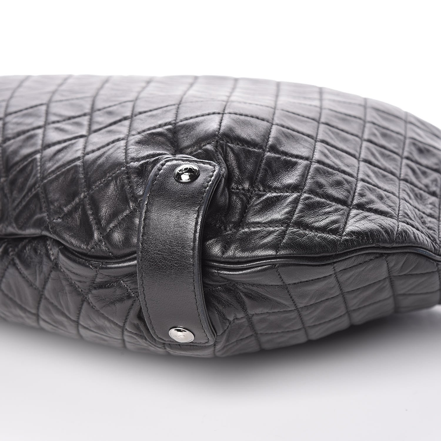 Chanel Lambskin Large Chain Mail Hobo Black 9 of 9