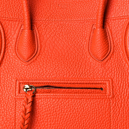 Celine Bullhide Calfskin Medium Phantom Luggage Burnt Orange 8 of 10