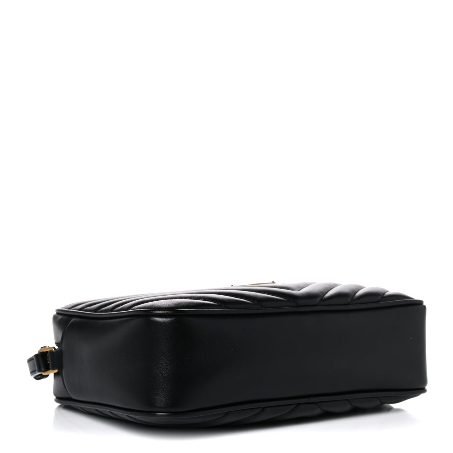 Calfskin Matelasse Monogram Lou Camera Bag Black