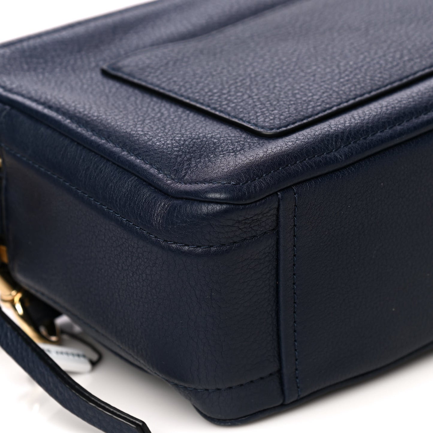 Supple Natural Grain Calfskin The Softshot 27 Bag Navy