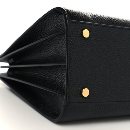 Saint Laurent Grained Calfskin Small Sac De Jour Black 9 of 10