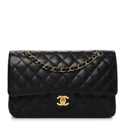 Chanel Caviar Quilted Medium Double Flap Black 1 of 9