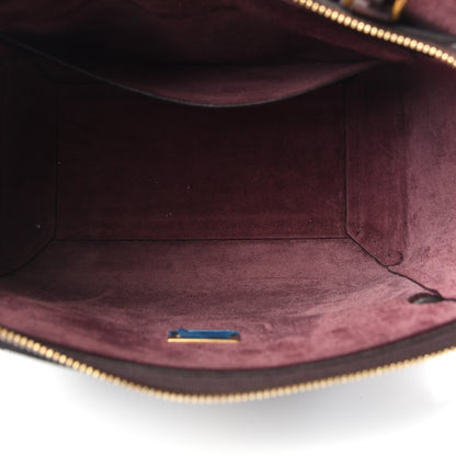 Celine Grained Calfskin Micro Belt Bag Burgundy 5 of 9