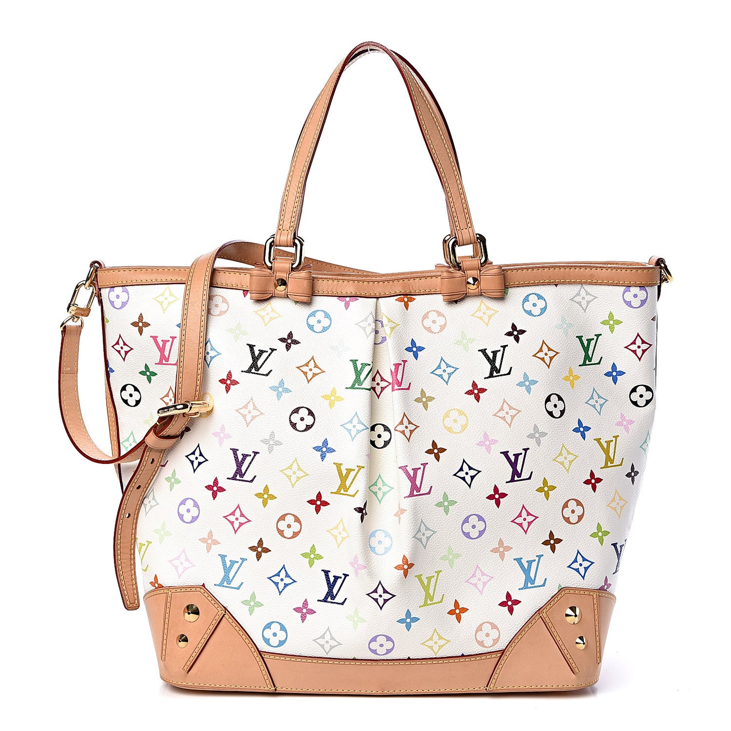Monogram Multicolor Sharleen GM White