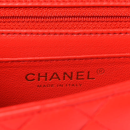 Chanel Lambskin Quilted Mini Square Flap Red 5 of 12