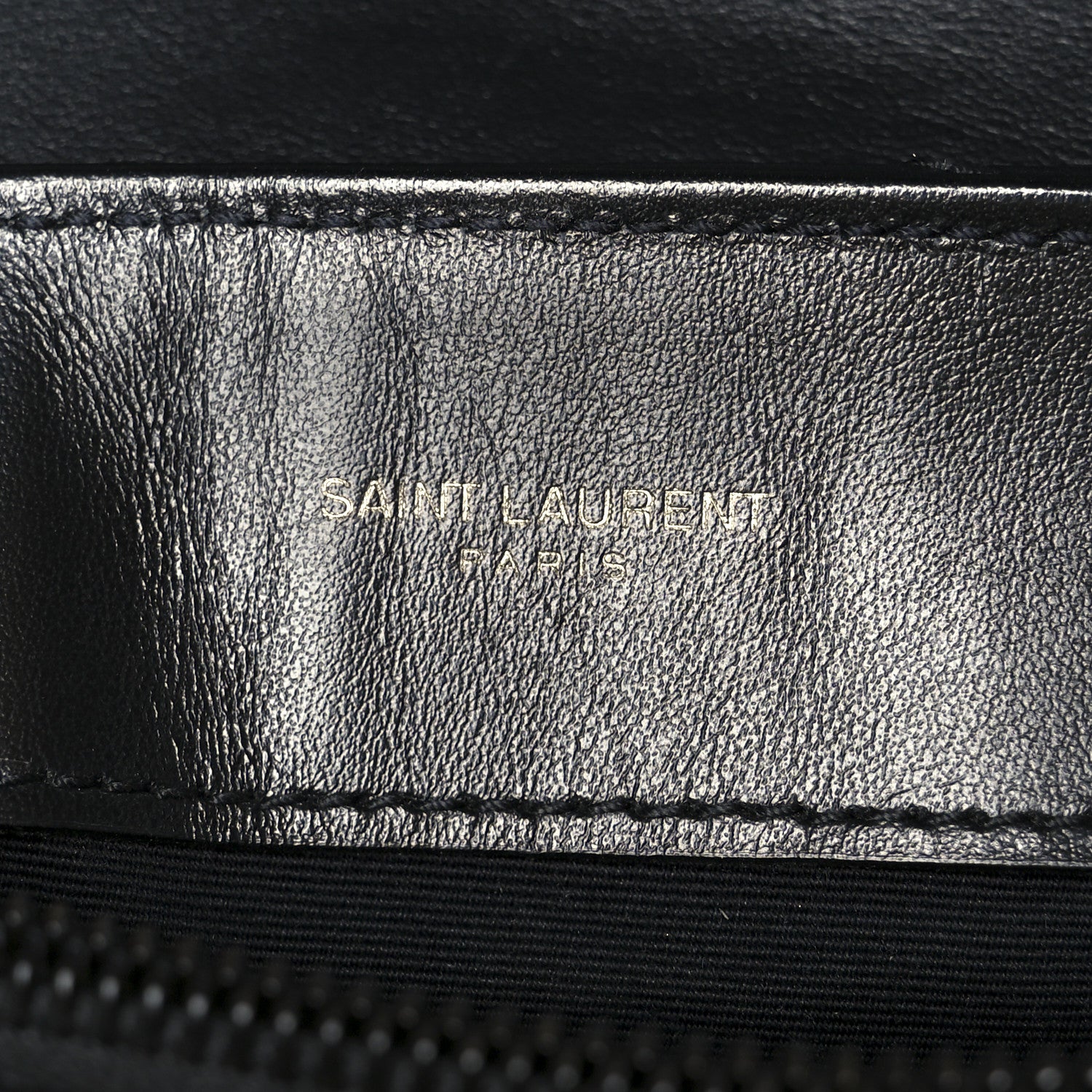 Saint Laurent Calfskin Y Quilted Monogram Monochrome Small Loulou Chain Satchel Black 6 of 11