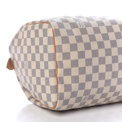 Louis Vuitton Damier Azur Speedy 30 10 of 12