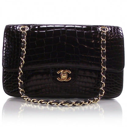 Chanel Alligator Classic Flap Black 1 of 11