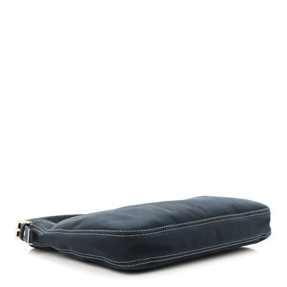 Fendi Denim Baguette Blue 4 of 9