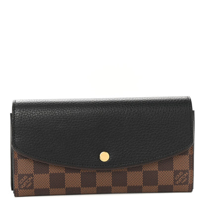 Louis Vuitton Damier Ebene Normandy Wallet Black 1 of 8