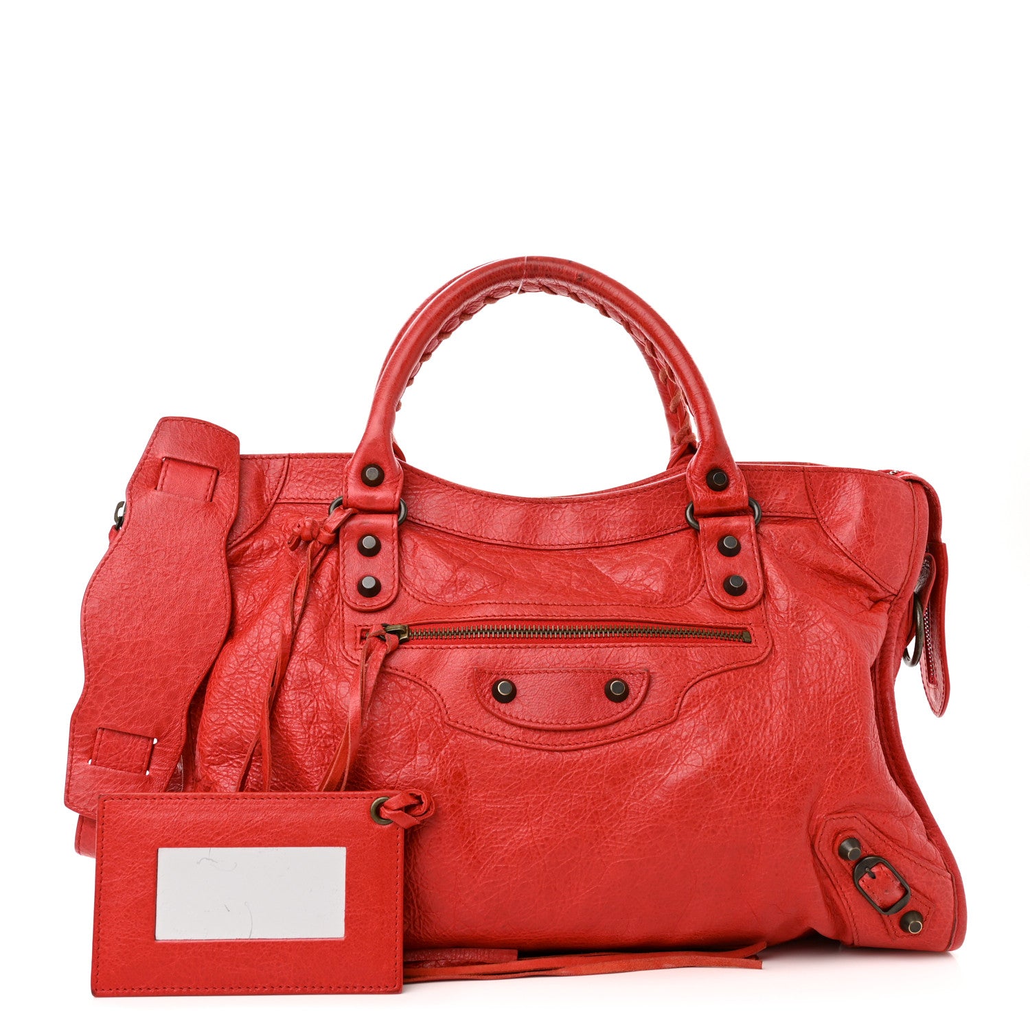 Balenciaga Agneau Classic Hardware City Coquelicot 1 of 11