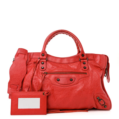 Balenciaga Agneau Classic Hardware City Coquelicot 1 of 11