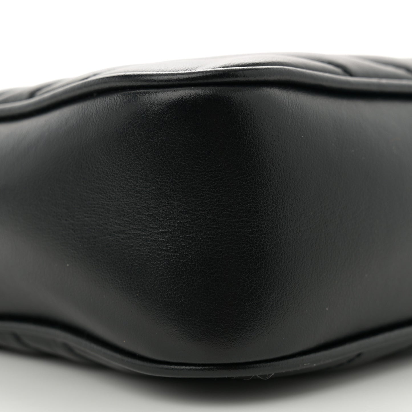 Calfskin Matelasse Monogram Lou Camera Bag Black
