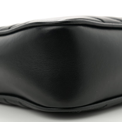 Saint Laurent Calfskin Matelasse Monogram Lou Camera Bag Black 9 of 12