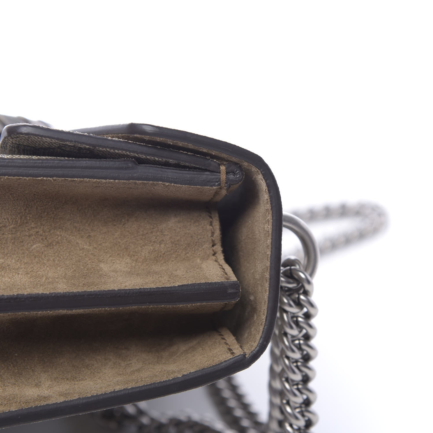 Gucci GG Supreme Monogram Small Dionysus Shoulder Bag Taupe 17 of 19