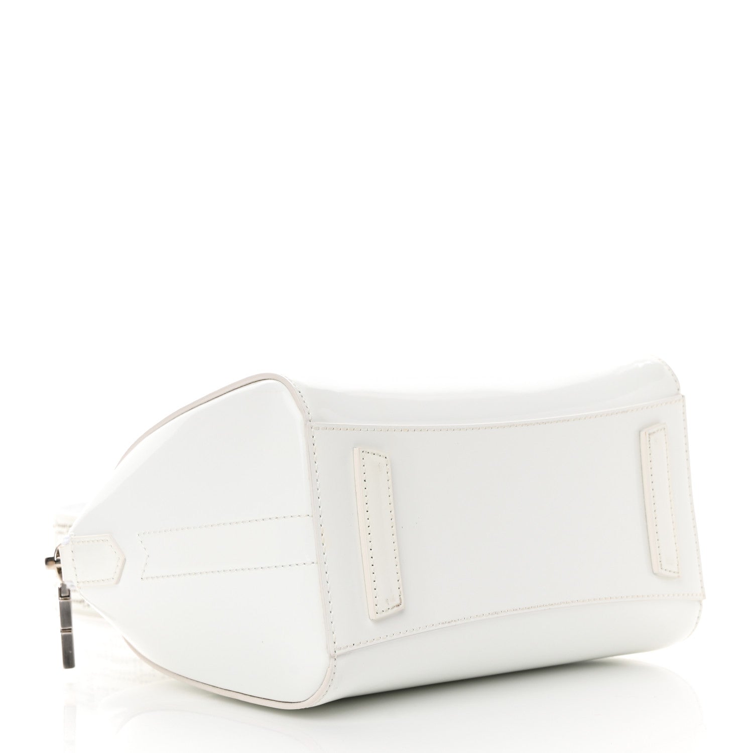 Givenchy Patent Calfskin Perforated Mini 4G Antigona Ivory 4 of 13
