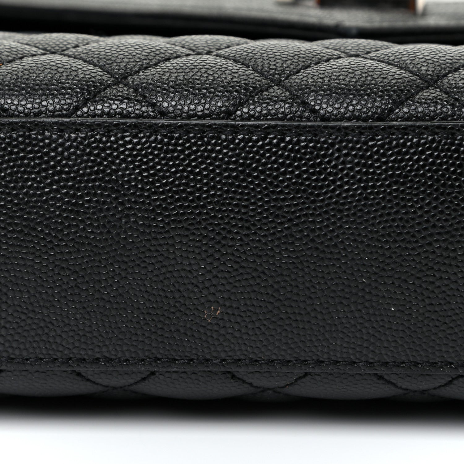 Saint Laurent Grain De Poudre Textured Mixed Matelasse Large Triquilt Monogram Satchel Black 25 of 31