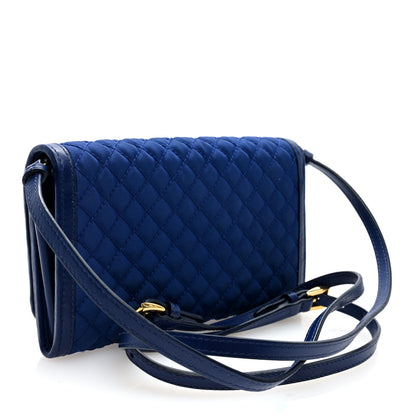 Prada Tessuto Quilted Mini Crossbody Wallet Bleuette 3 of 10