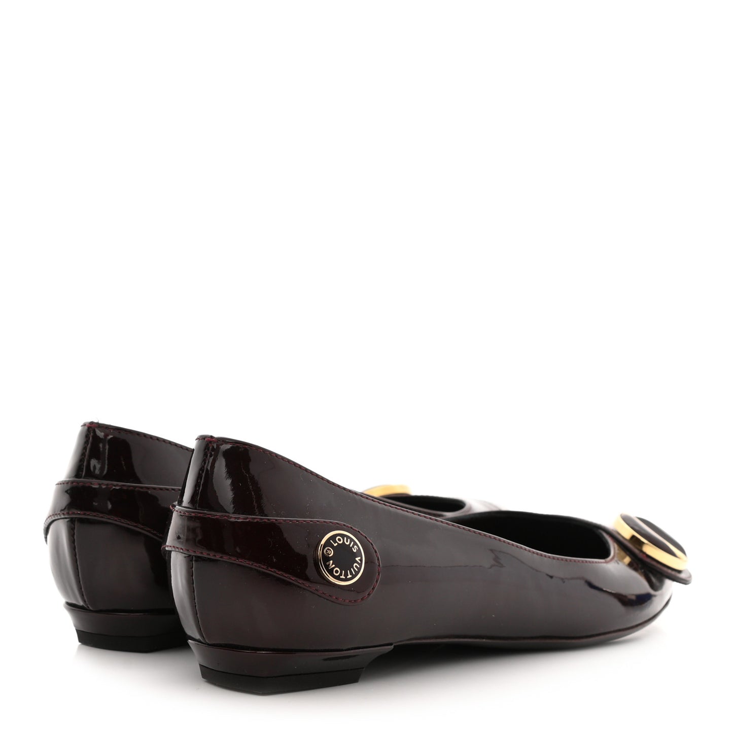 Patent Sloane Ballerina Flats 36 Amarante