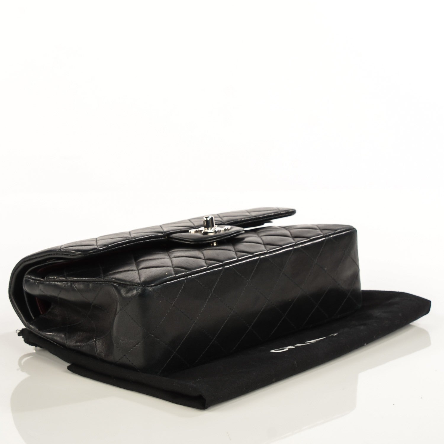 Chanel Lambskin Quilted Small Double Flap Black 5 of 10