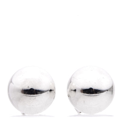 Tiffany Sterling Silver 10mm HardWear Ball Earrings 1 of 4