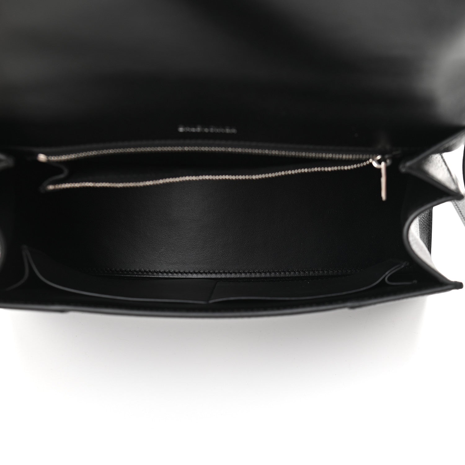 Balenciaga Grained Calfskin Medium Hourglass Top Handle Bag Black 7 of 9
