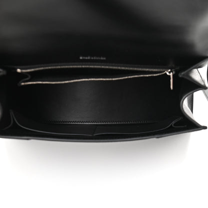 Balenciaga Grained Calfskin Medium Hourglass Top Handle Bag Black 7 of 9