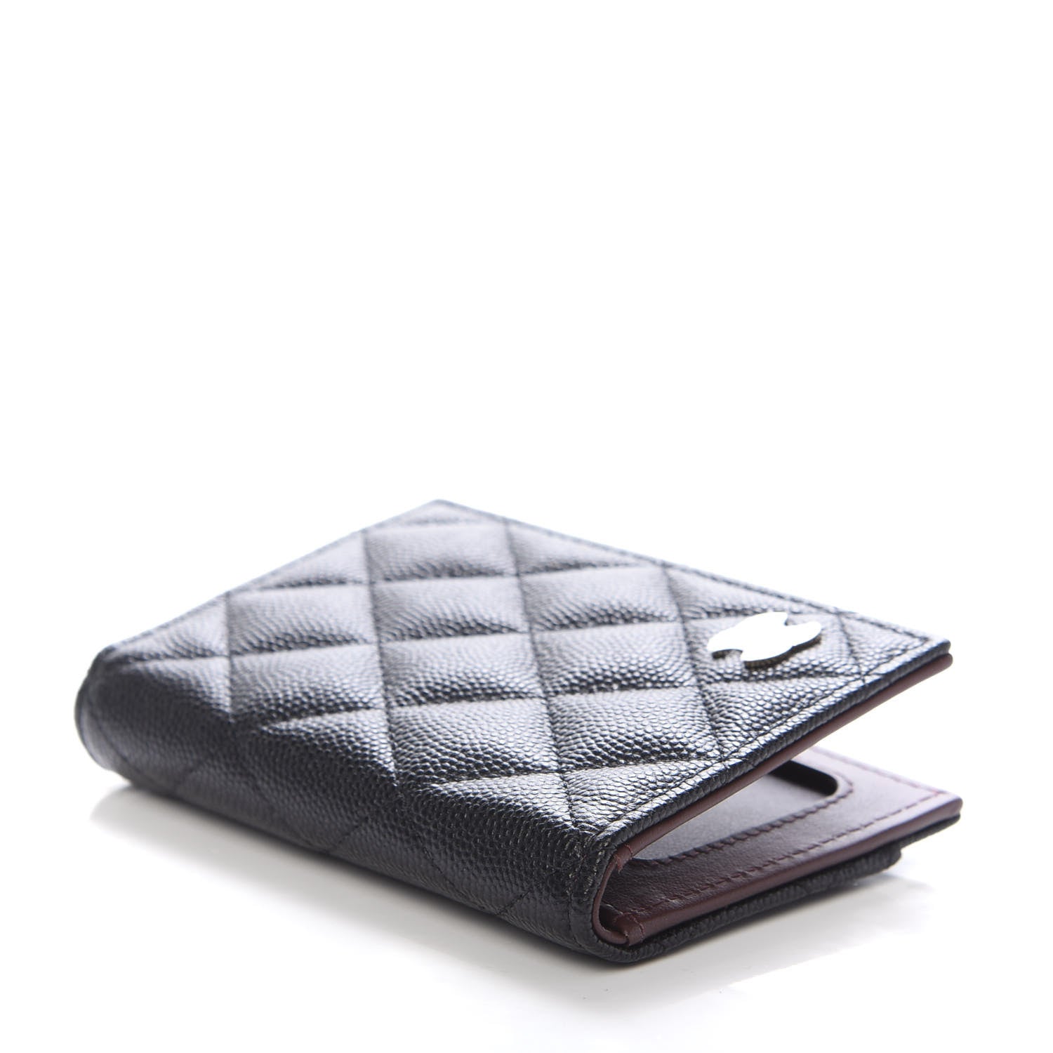 Chanel Caviar Quilted Card Holder Wallet Black 4 of 8