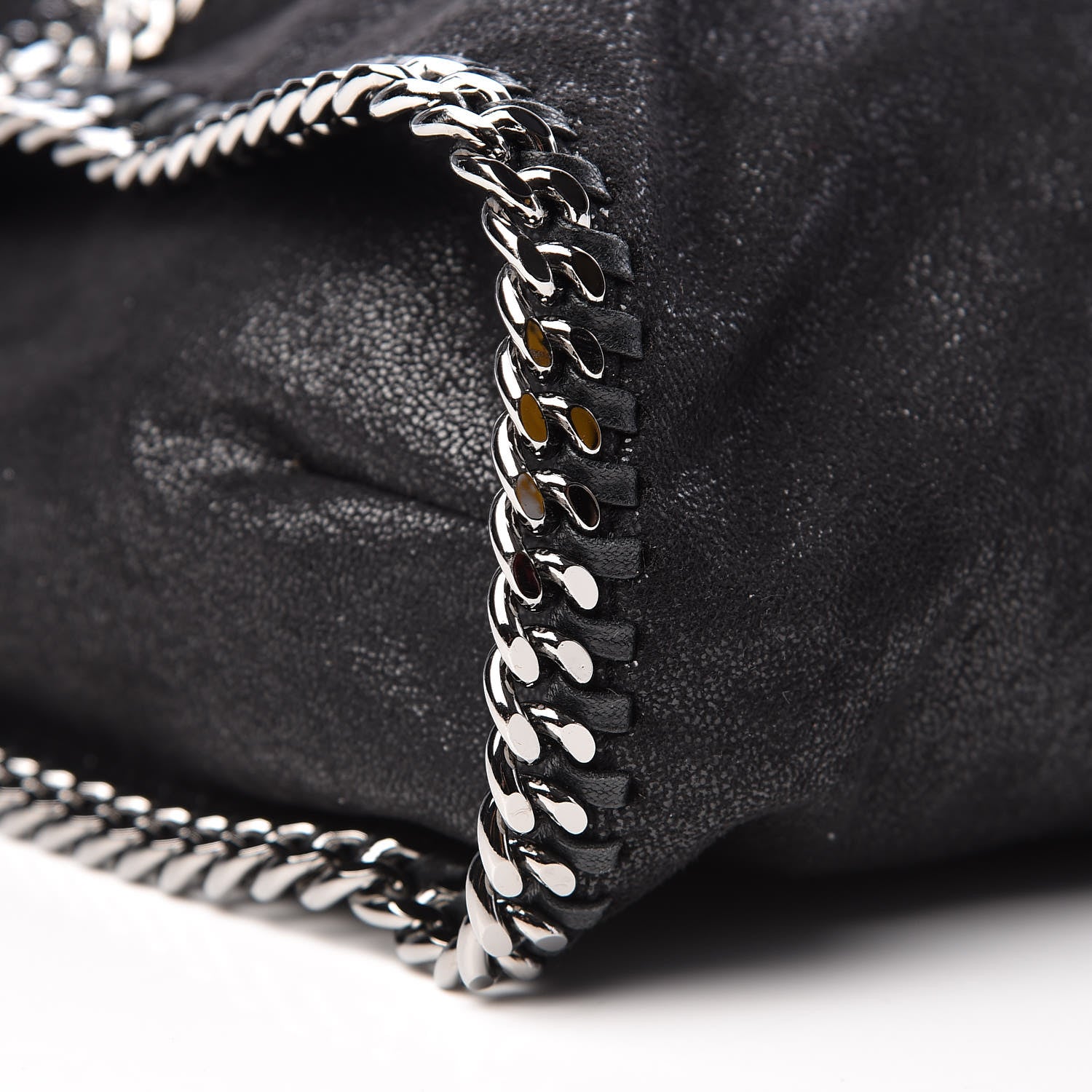 Stella McCartney Shaggy Deer Big Falabella Tote Black 7 of 8
