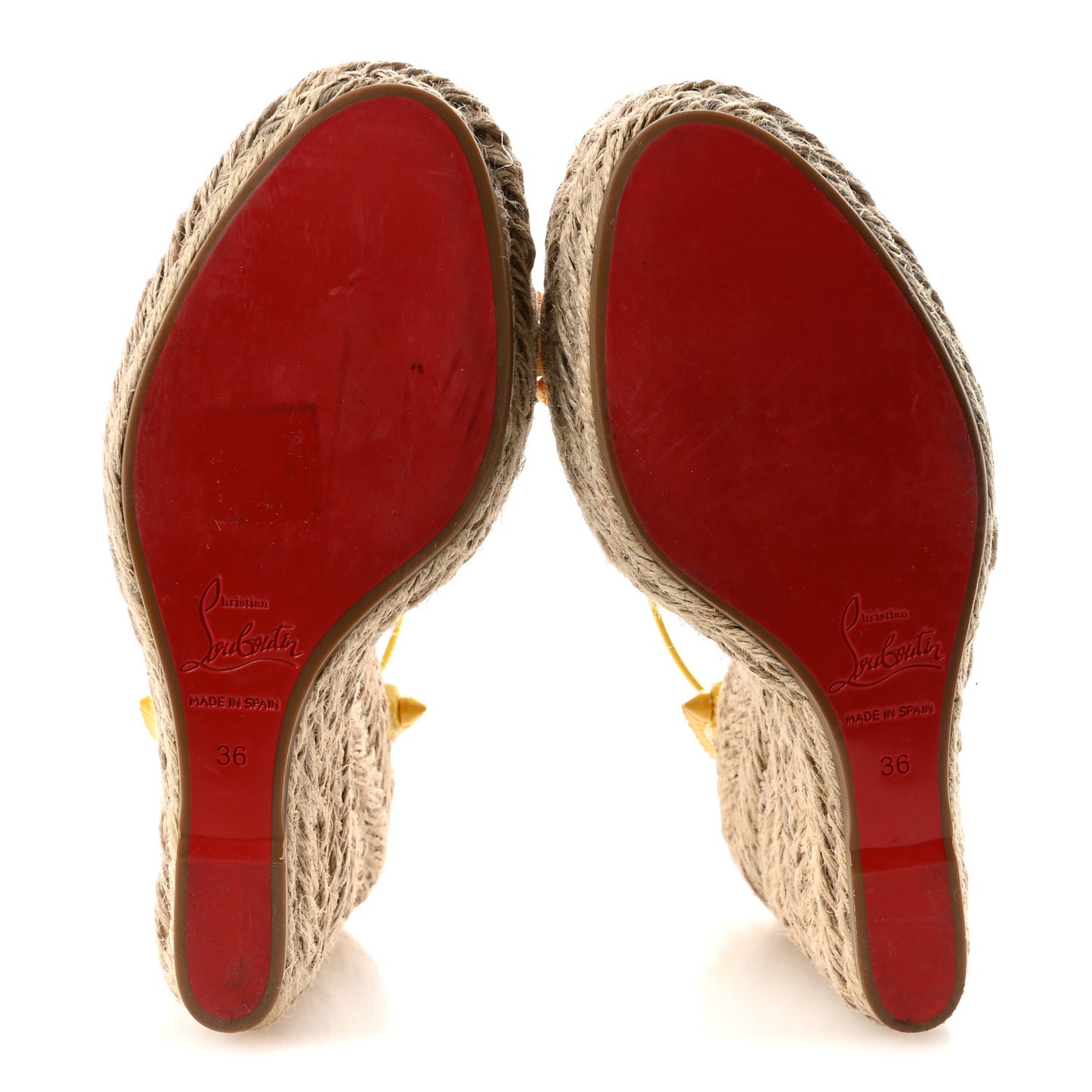 Patent Mafaldina 120 Wedge Sandals 36 Yellow
