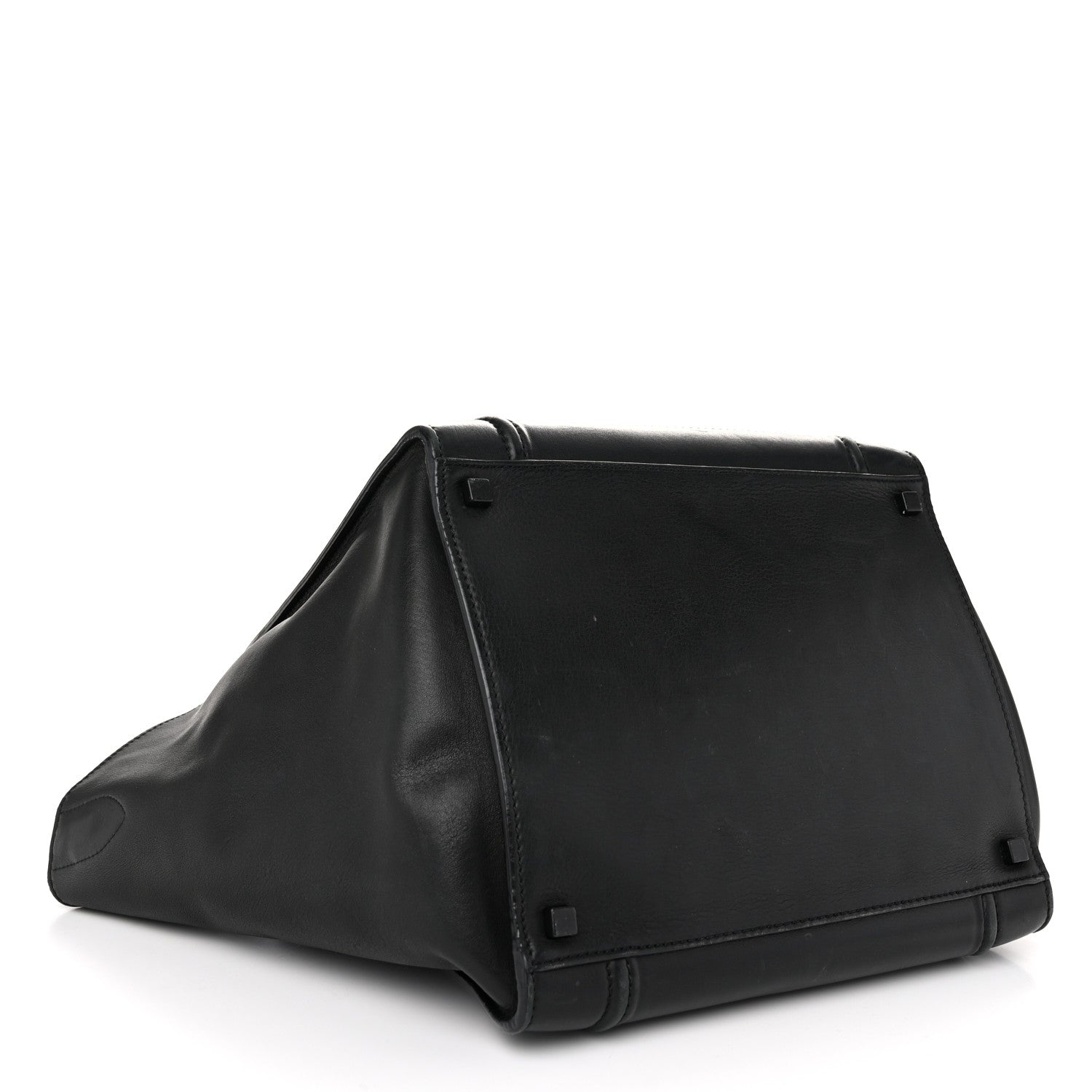 Celine Smooth Calfskin Medium Phantom Luggage Black 4 of 11