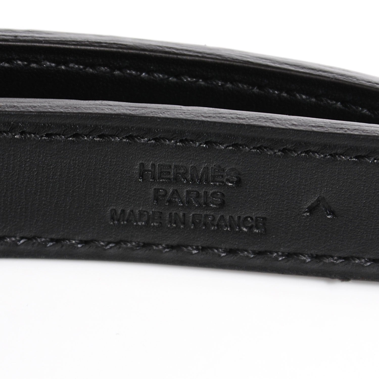 Hermes Shiny Porosus Crocodile 24mm Etriviere Belt 85 Black 3 of 4
