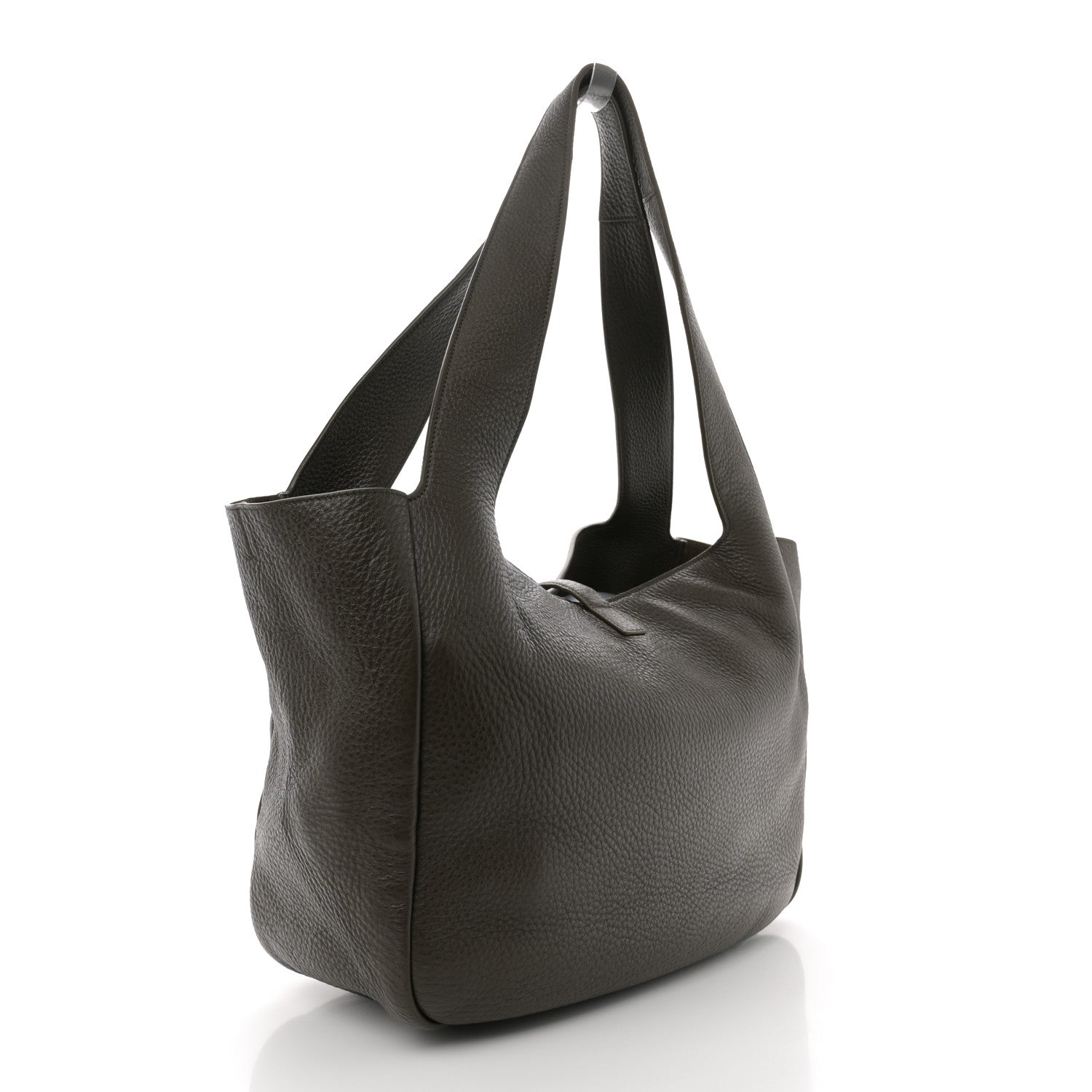 Saint Laurent Grained Deerskin Bea Tote Musk 3 of 11
