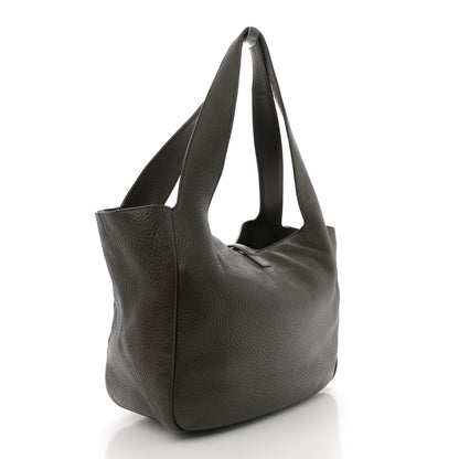 Saint Laurent Grained Deerskin Bea Tote Musk 3 of 11